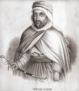 Abd el Kader (1807 - 1883), arabischer Emir von Algerien
