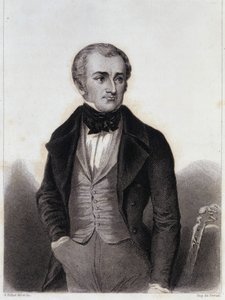 Adolphe Thiers (1797-1877) - Gravur in „Geschichte des politischen und privaten Lebens von Louis Philippe“ von Unknown artist
