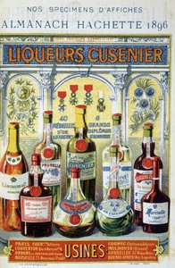 Werbeplakat für Cusenier-Liköre von Unknown artist