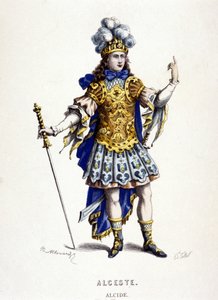 Alcide in „Alceste (oder Der Triumph des Alcide)“ Oper von Jean Baptiste Lully im Jahr 1674