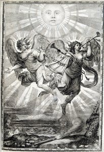 Allegorische Figur des Lichts - Das Licht für Monsignore den eminente Kardinal Jules Mazarin (Giulio Raimondo Mazzarino oder Mazarino) (1602-1661) von Unknown artist
