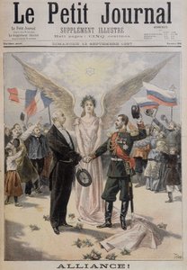 Allianz (zwischen Frankreich und Russland) - Titelblatt „Le Petit Journal“ vom 12. September