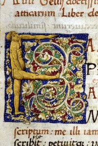 Alphabet: miniaturisierter Buchstabe F von Unknown artist