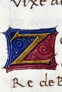 Alphabet: miniaturisierter Buchstabe Z