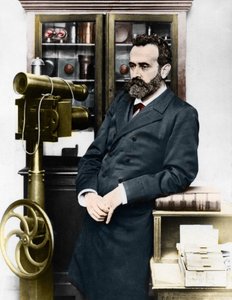Alphonse Bertillon (1853-1914), französischer Kriminologe, der die Anthropometrie entwickelte