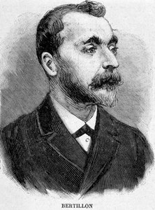 Alphonse Bertillon (1853-1914), französischer Gelehrter, Schöpfer der Anthropometrie