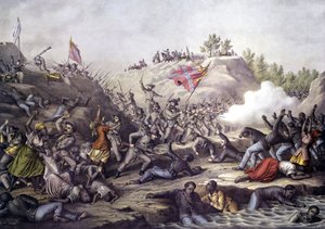 Amerikanischer Bürgerkrieg (1861 - 1865): Schlacht von Fort Pillow, Tennessee, 12. April