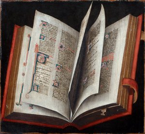 Ein geöffnetes liturgisches Buch von Unknown artist