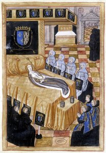 Anne von Bretagne auf ihrem Sterbebett (1514)