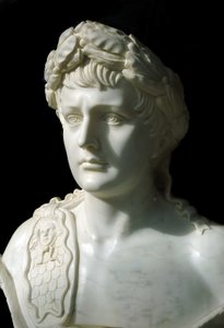 Anonyme Marmorbüste des 19. Jahrhunderts von Napoleon I., Kaiser der Franzosen von Unknown artist
