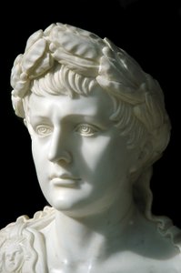 Anonymer Marmorbüste von Napoleon I. Kaiser der Franzosen aus dem 19. Jahrhundert von Unknown artist