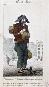 Apfelhändler - in „Cris de Paris“, Anfang 19. Jahrhundert von Unknown artist