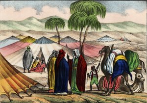 Arabische Karawane in Algerien