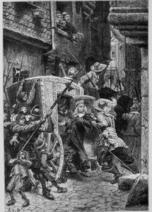 Verhaftung von Brousel (Anfänge der Fronde) in „Histoire de France“ von Guizot