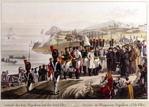 Ankunft Napoleons auf der Insel Elba
