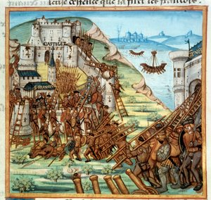 Angriff auf Genua von Unknown artist