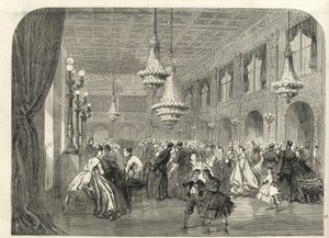 Baden-Baden, Deutschland - Im Konversationszimmer - 1867 von Unknown artist