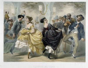 Ball in der Closerie des Lilas, um 1860 von Unknown artist