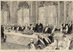Bankett zu Ehren von Victor Hugo am 25. Februar