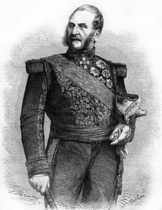 Bernard Pierre Magnan. Maréchal de France (1791-1865). Gravur von 1865