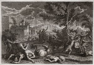 Bibel von Royaumont, Altes Testament: Die zehn Plagen Ägyptens. Illustration von 1811.