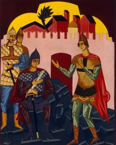 Boris Godunov, Kostümentwurf für die Oper von Modest Mussorgsky