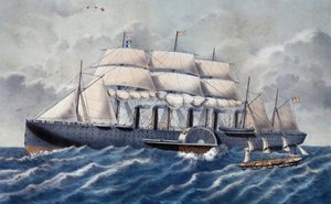 Britischer Dampfer Great Eastern von Unknown artist