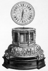 Kabinettsuhr aus der Valois-Zeit - Gravur