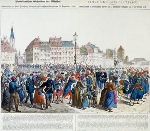 Kapitulation von Straßburg und Abzug der französischen Garnison, 28. September 1870 von Unknown artist