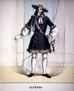 Charakter von Alfredo Germont in „La Traviata“ von Giuseppe Verdi. von Unknown artist
