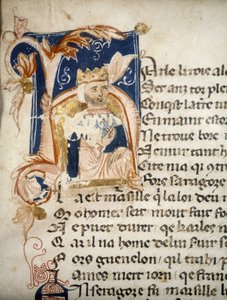 Karl der Große - Illumination, Codex von Unknown artist