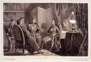 Charles Albert (1798 - 1849) verspricht, die piemontesische Revolution von 1821 zu unterstützen - in „Storia d