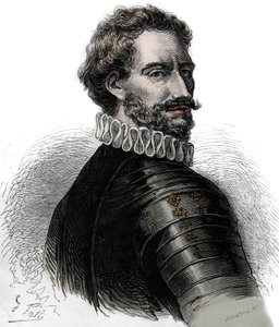 Charles III, Herzog von Bourbon - Charles III de Bourbon - Charles de Montpensier (1490-1527), Herzog von Bourbon und Konnetabel von Frankreich. Gravur des 19. Jahrhunderts