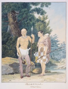 Häuptling der Pal-lo-to-path oder Flathead-Indianer, ca. 1843-50