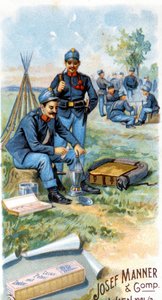 Schokoladenwerbung „Josef Manner & Gomp, Wien“