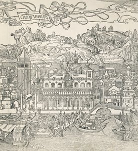 Stadt Venedig, Italien, Gravur von Unknown artist