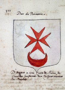 Wappen des Herzogs von Pannonien - sd 19. Jahrhundert
