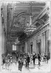Konstantin-Theater in Algerien, erbaut von Architekt Paul Jean Gion zwischen 1877 und 1883 - Zugangsgalerie