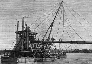Bau des Panamakanals - Bohrung des Isthmus von Panama