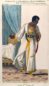 Kostüm von Komiker Charles Kemble in der Rolle des Othello