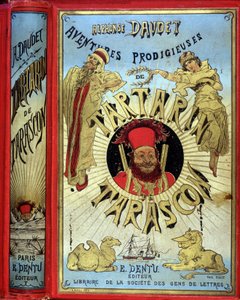 Cover von Daudets „Die wunderbaren Abenteuer des Tartarin de Tarascon“. von Unknown artist