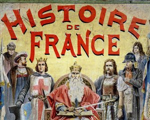 Buchcover „Geschichte Frankreichs“ mit historischen Figuren