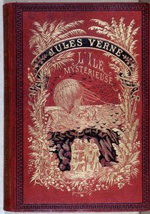 Buchcover „Die geheimnisvolle Insel“ von Jules Verne von Unknown artist