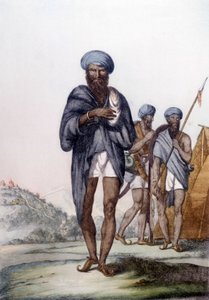 Kultur, Zivilisation und indische Gesellschaft: Porträt eines Sikhs, Religion Indiens. von Unknown artist