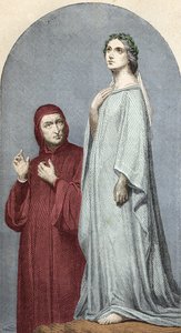 Dante und Beatrice von Unknown artist