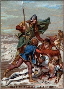 Tod von Karl dem Kühnen, Herzog von Burgund von Unknown artist