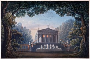 Dekoration für die Oper „Oper Olympia“ von Unknown artist