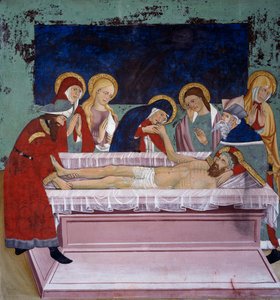 Grablegung Christi, Fresken in der Kapelle St. Sebastian