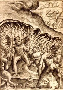 Beschreibung der Hölle nach einem Werk des 17. Jahrhunderts von Unknown artist