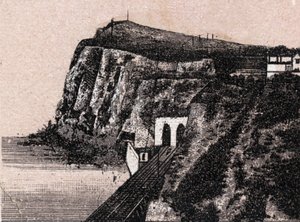 Dover, England: Blick auf die Shakespeare-Klippe von Unknown artist